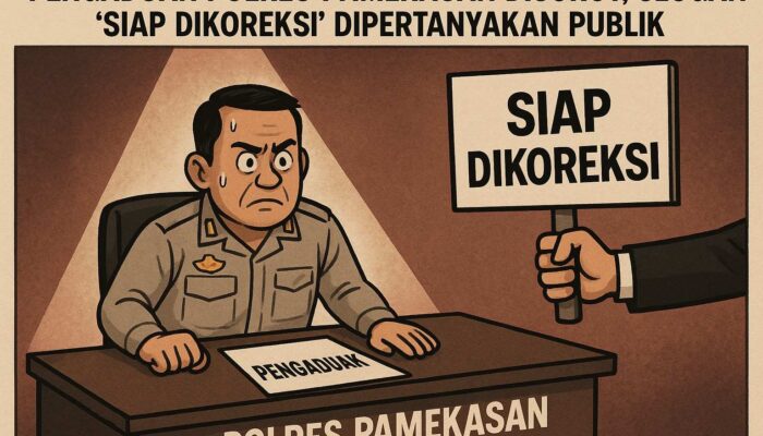 Dugaan Penyalahgunaan Jabatan Guncang Polres Pamekasan, Slogan “Siap Dikoreksi” Disorot Publik