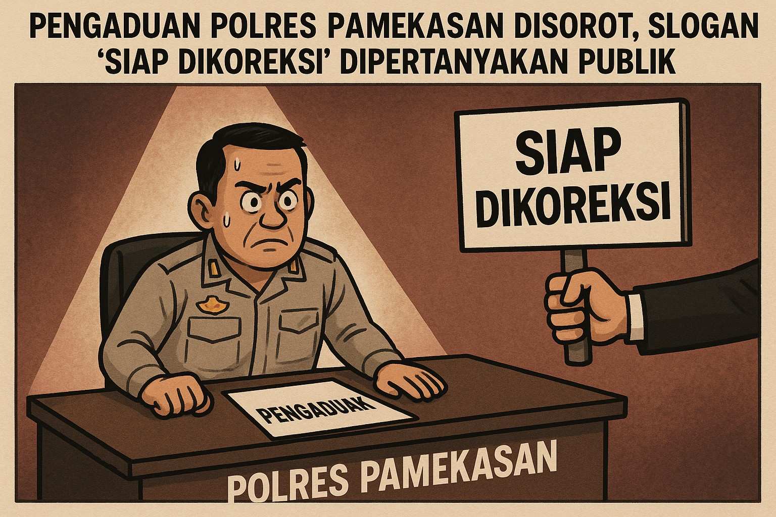 Dugaan Penyalahgunaan Jabatan Guncang Polres Pamekasan, Slogan “Siap Dikoreksi” Disorot Publik