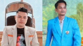 Asmuni, Wakil Ketua Muhammadiyah dan Syaiful Harir, Ketua KNPI Sumenep (Foto:Koloase). 