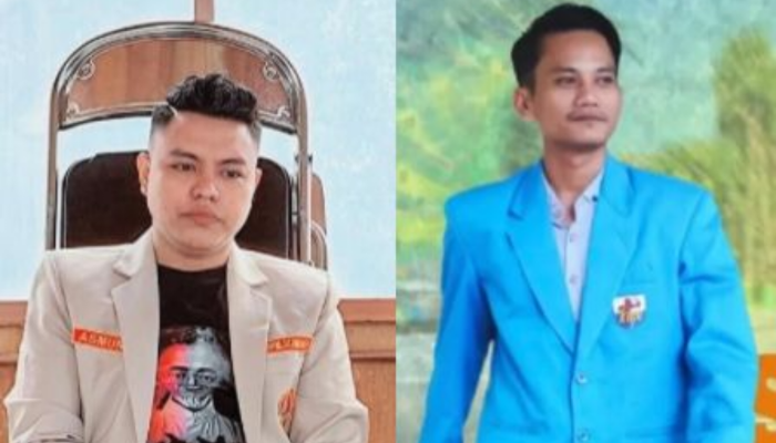Asmuni, Wakil Ketua Muhammadiyah dan Syaiful Harir, Ketua KNPI Sumenep (Foto:Koloase). 