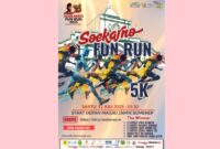 Pamflet Soekarno Fun Run  2025 (Foto:Ist). 