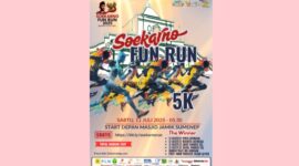 Pamflet Soekarno Fun Run  2025 (Foto:Ist). 