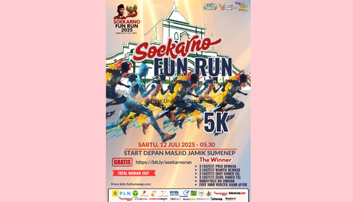 Pamflet Soekarno Fun Run  2025 (Foto:Ist). 