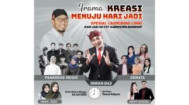 Pamflet Launching Logo Hari Jadi Kabupaten Sumenep ke 757 (Foto:Ist). 