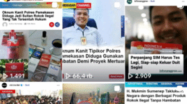 GEGER: Tangkap layar video unggahan akun TikTok @tukang.kutip yang masih tayang. 