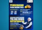 Pemprov Jatim Kembali Bebaskan Pajak Daerah 2025, Warga Diimbau Manfaatkan Momen Ini