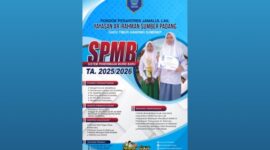 Pamflet resmi SPMB Yayasan Ar-Rahman Sumber Padang Tahun Ajaran 2025/2026 (Foto:Ist). 
