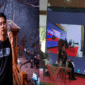 Kolase: M. Darol, Ketua MPR Madura Raya (kiri), dan Bupati Sumenep Achmad Fauzi saat menyampaikan sambutan secara virtual dalam FGD bersama pengusaha rokok. (Foto:Klik Times). 