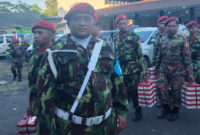 Komandan Markas Daerah Sumenep, Joko Saifur Rizal Siap Mengikuti Apel KOKAM di Sleman  Yogyakarta, (Foto:Zi). 