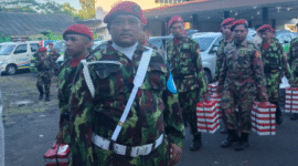 Komandan Markas Daerah Sumenep, Joko Saifur Rizal Siap Mengikuti Apel KOKAM di Sleman  Yogyakarta, (Foto:Zi). 