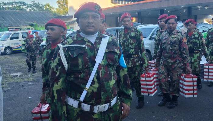 Komandan Markas Daerah Sumenep, Joko Saifur Rizal Siap Mengikuti Apel KOKAM di Sleman  Yogyakarta, (Foto:Zi). 