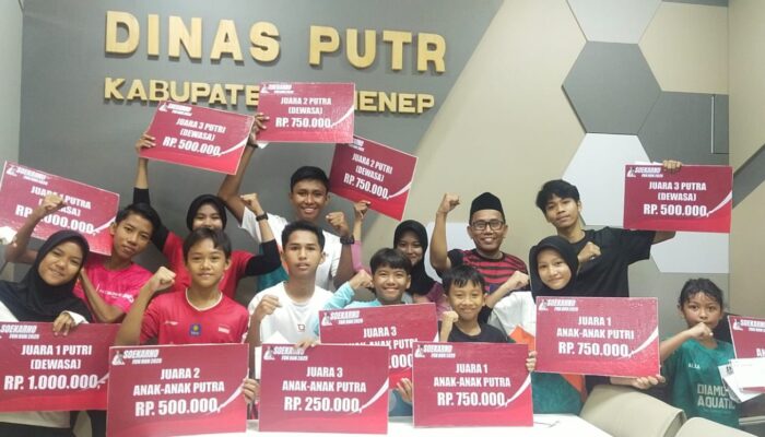 DPUTR Sumenep Apresiasi Pemenang Soekarno Fun Run 2025, Berikut Daftar Pemenangnya