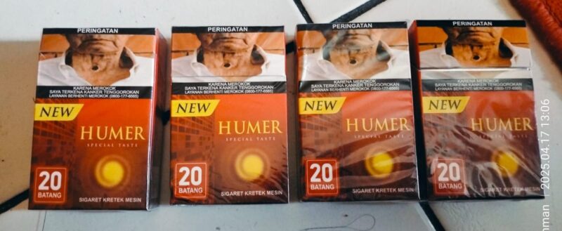 FOTO: Rokok Ilegal New Humer.