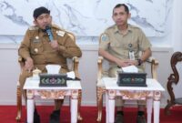 Bupati Sumenep Achmad Fauzi Wongsojudo saat meninjau Penganugerahan Inovasi Daerah dan Inovasi Teknologi 2025 di Rumah Dinas Bupati (Foto:Klik Times). 