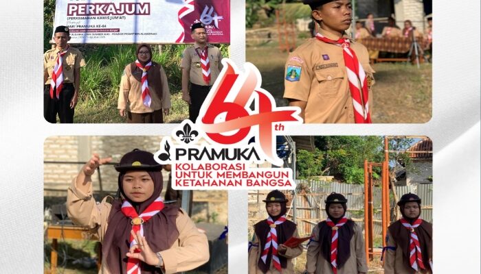 Meriahkan Hari Pramuka ke-64, Ponpes Al-Madinah Ganding Gelar Perkajum Perdana