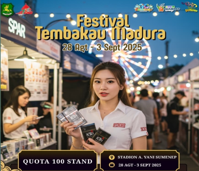 Pamflet Festival Tembakau Madura 2025 (Foto/Ist). 
