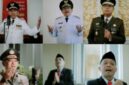 Forkopimda Sumenep bersama Bupati Achmad Fauzi saat peluncuran video klip Indonesia Raya. (Foto/Klik Times). 