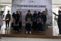 Suasana pelantikan pengurus HMI Komisariat Tarbiyah UIN MADURA periode 2025–2026 di Pendopo Wakil Bupati Ronggosowati Pamekasan. (Foto/Klik Times). 