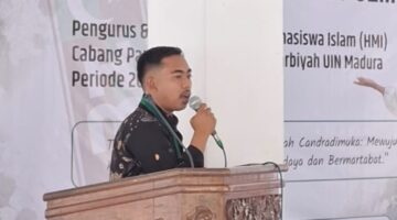 Abd. Hamid Ramadhany, Ketua Umum Himpunan mahasiswa Islam (HMI) Komisariat Tarbiyah UIN Madura. Foto/Ist.