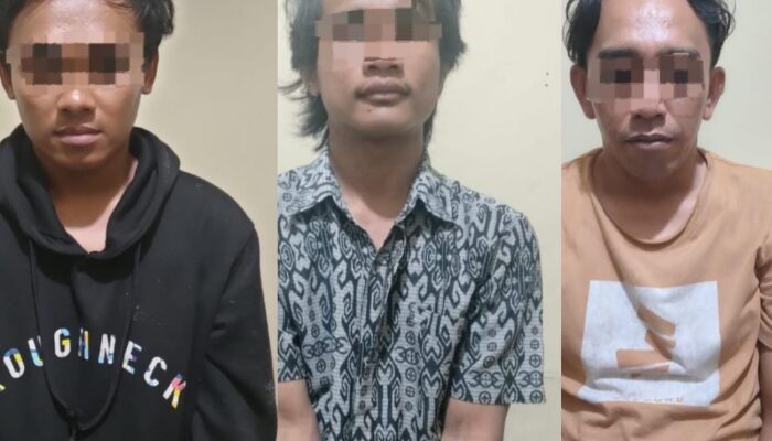 Polsek Lenteng Ringkus 3 Pelaku Curat di Daramista