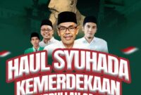 Flayer Haul Syuhada Kemerdekaan Kiai Abdullah Sajjad. Foto/Ist.