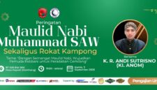 Flayer Kegiatan Maulid Nabi Muhammad SAW dan Rokat Kampong. Foto/Klik Times. 
