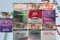Berbagai Merek Rokok di Wilayah Madura Khususnya Kabupaten Sumenep yang diduga menjadi produk haram secara regulasi dan merugikan negara. Foto/Klik Times. 