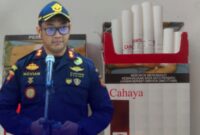 Aktivis GPR menuding Bea Cukai Madura tutup mata terhadap maraknya peredaran rokok ilegal di Madura. Foto/Klik Times. 