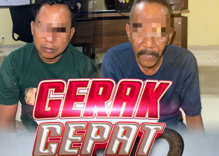 Polres Sumenep berhasil mengungkap dua pelaku pencurian di Dusun Ares Laok, Desa Totosan, Kecamatan Batang-Batang, Sumenep. Foto/Klik Times. 