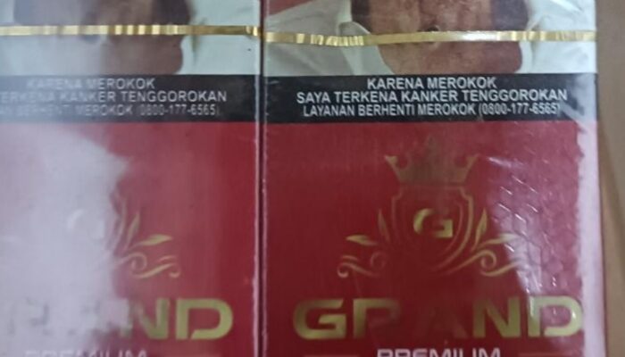 Terbongkar! Selain Premium Gold, HJ Diduga Edarkan Rokok Ilegal Merek Grand Premium