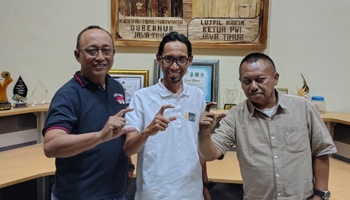 Ketua KI Jatim Tancap Gas Usai Pleno, Langsung Gandeng PWI-SMSI Perkuat Keterbukaan Informasi