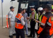 Cek Kelayakan Bus dan Kesehatan Sopir, Satlantas Polres Sumenep Gelar Kasada Lantas di Terminal Arya Wiraraja