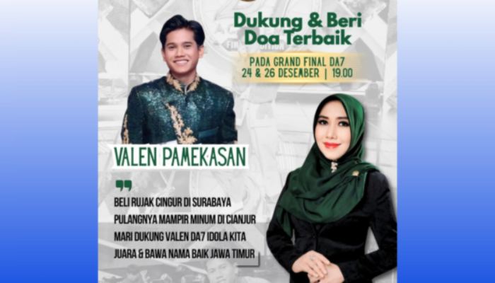Dr. Lia Istifhama Dukung Valen di Grand Final D’ Academy 7, Pantun Manis Jadi Ajakan Dukungan