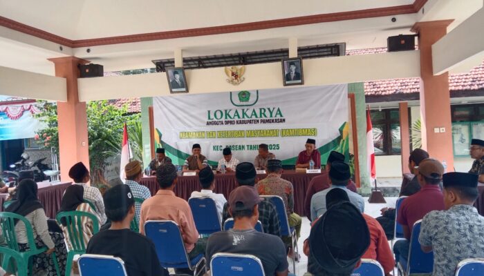 DPRD Pamekasan Gelar Lokakarya Kamtibmas di Pasean, Warga Diajak Jaga Lingkungan Tetap Kondusif