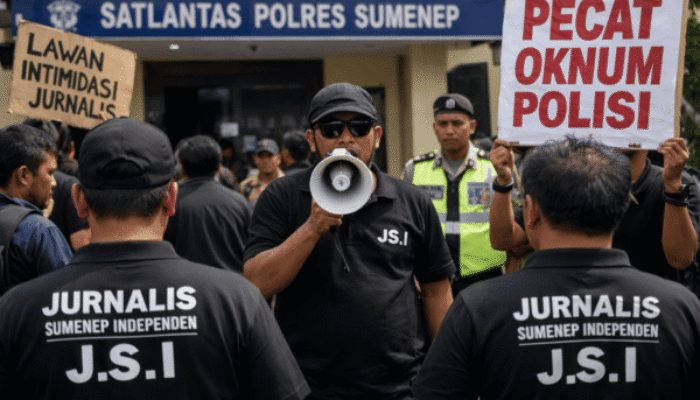 JSI Desak Oknum Laka Lantas Polres Sumenep Di-PTDH, Kasus Dugaan Intimidasi Jurnalis Siap Dibawa ke Polda Jatim