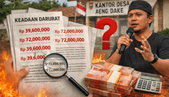 Anggaran Keadaan Darurat Desa Aeng Dake Disorot, Aktivis Pertanyakan Pola Angka Berulang