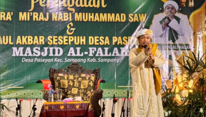 Meneladani Akhlak Rasulullah, Warga Paseyan Gelar Isra’ Mi’raj dan Haul Akbar Sesepuh Desa