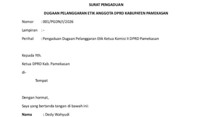 Oknum Ketua Komisi II DPRD Pamekasan SAF Tinggal Selangkah Dilaporkan ke BK
