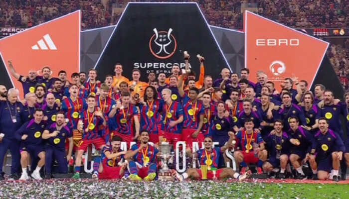 Barcelona Tundukkan Real Madrid 3-2, Pertahankan Gelar Supercopa de Espana