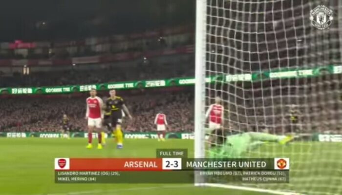Manchester United Bungkam Arsenal 3-2 di Emirates, Setan Merah Kunci Dua Big Match Beruntun