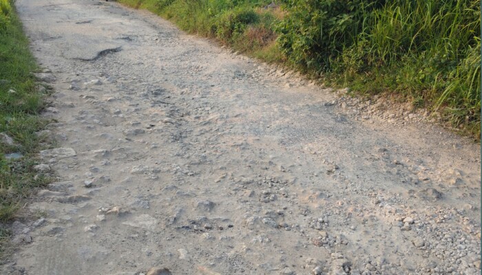 Jalan Bragung-Prancak, Dekat Rumah Anggota DPRD Sumenep Rusak Lama, Pemuda Desak Perbaikan Segera