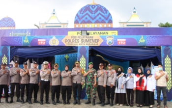 Kapolres Sumenep Cek Pos Pengamanan dan Pelayanan, Tekankan Kesiapsiagaan Personel Layani Masyarakat