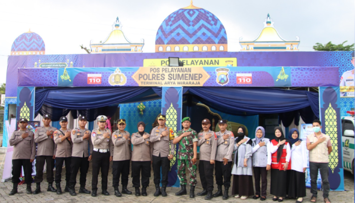 Kapolres Sumenep Cek Pos Pengamanan dan Pelayanan, Tekankan Kesiapsiagaan Personel Layani Masyarakat