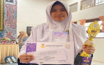 Az Syahra, Siswi SMP Integral Luqman Al-Hakim Juara 1 Kompetisi Matematika se-Madura