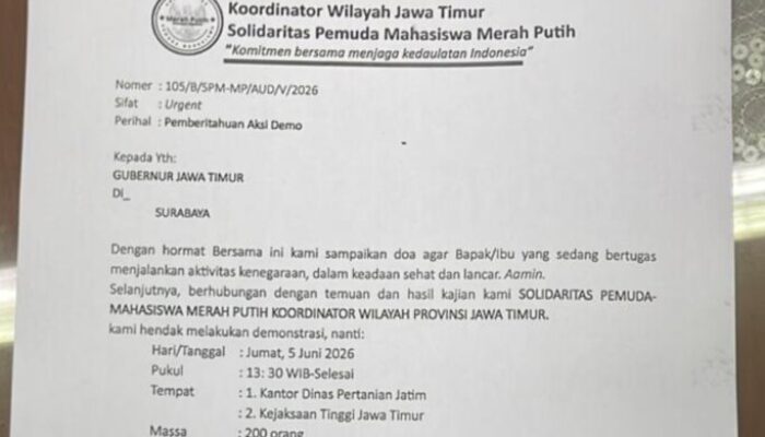 Aktivis SPM MP Bakal Geruduk Dinas Pertanian dan Kejati Jatim, Bongkar Dugaan Korupsi UPTD Benih Padi dan Palawija