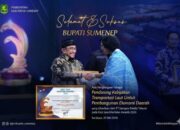 Bupati Sumenep Raih Penghargaan Transportasi Laut di East Java Maritime Awards 2026
