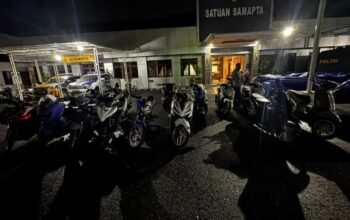 Malam Takbiran Idul Adha, Tim Hunting Polres Pamekasan Sita 16 Motor Brong dan Modifikasi Drag