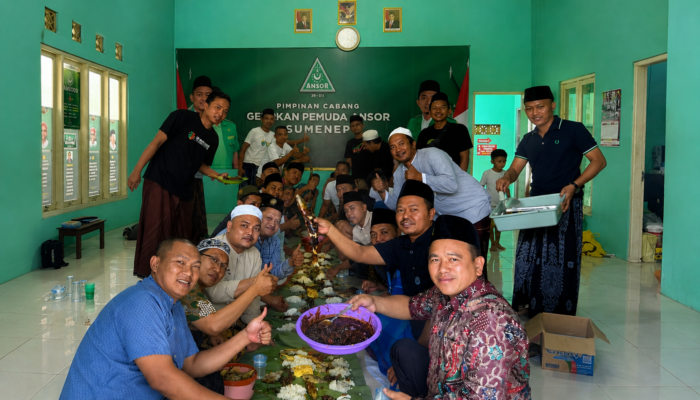 Lewat Nyate Bareng, Ansor Sumenep Rajut Silaturahmi dan Soliditas Organisasi