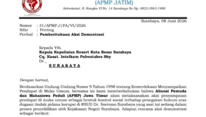 APMP Jatim Siapkan Aksi Beruntun di Kejari Surabaya, Desak Dugaan Korupsi RSUD Dr Soetomo Diusut Tuntas