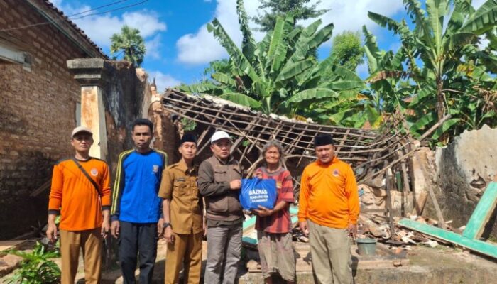 BAZNAS Sumenep Bantu Perbaikan Rumah Warga Batuputih yang Ambruk